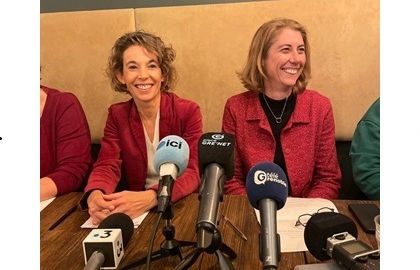 Laurence Ruffin avec Amandine Germain