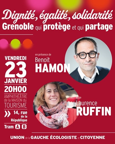 Laurence Ruffin et Benoit Hamon