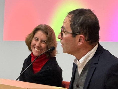 Laurence Ruffin et Benoit Hamon