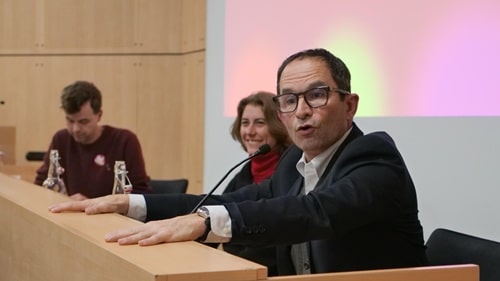 Laurence Ruffin et Benoit Hamon