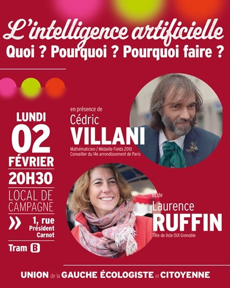 Laurence Ruffin et Cédric Villani