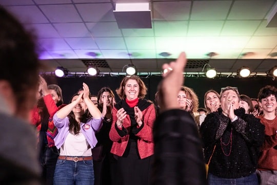 Laurence Ruffin et son équipe